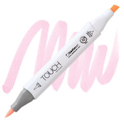 Shinhan Touch Twin Brush Marker - Pale Light Pink Marker and swatch