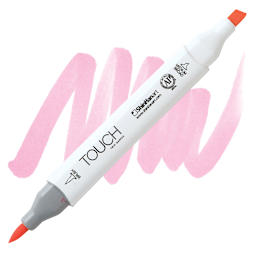 ShinHan Touch Twin Brush Marker - Peach R18 marker and swatch