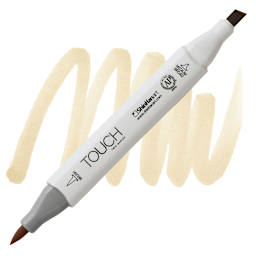 ShinHan Touch Twin Brush Marker - Peanut BR113 marker and swatch