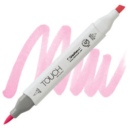 ShinHan Touch Twin Brush Marker - Purple Grey RP88 marker and swatch