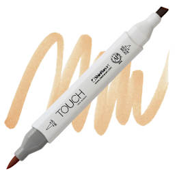 ShinHan Touch Twin Brush Marker - Smarker and BR107 marker and swatch