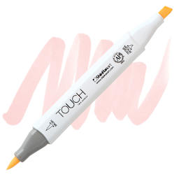 Shinhan Touch Twin Brush Marker - Skin White marker and swatch