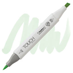 ShinHan Touch Twin Brush Marker - Spring Dim Green GY174 marker and swatch