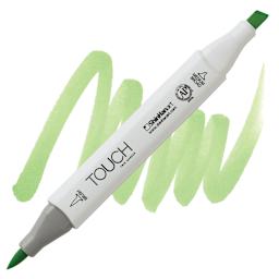 ShinHan Touch Twin Brush Marker - Spring Green GY236 marker and swatch