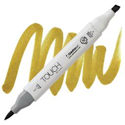 ShinHan Touch Twin Brush Marker - Walnut BR100 marker and swatch