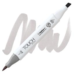 ShinHan Touch Twin Brush Marker - Warm Grey 1 WG1 marker and swatch