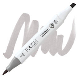 ShinHan Touch Twin Brush Marker - Warm Grey 2 WG2 marker and swatch