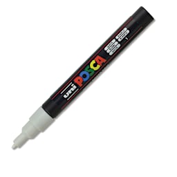Uni Posca Paint Marker - White, Fine, Bullet Tip, 0.9mm-1.3mm