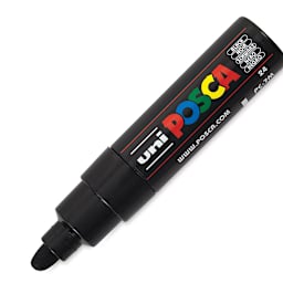 Posca Paint Marker - Black, Broad, Bullet Tip, 4.5 mm - 5.5 mm