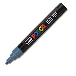 Uni Posca Paint Marker - Slate Grey, Bullet Tip, 2.5mm