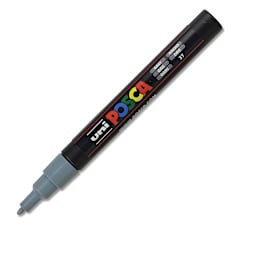 Posca Paint Marker - Grey, Fine, Bullet Tip, 0.9 mm - 1.3 mm