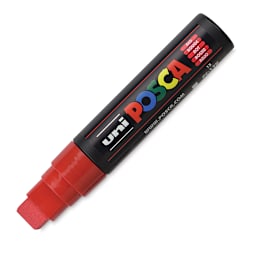 Posca Paint Marker - Red, Extra Broad Chisel, 15 mm