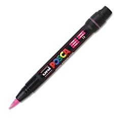 Posca Paint Marker - Pink, Brush Tip