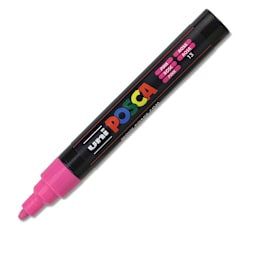 Posca Paint Marker - Pink, Bullet Tip, 2.5 mm - cap off