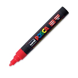 Posca Paint Marker - Fluorescent Red, Bullet Tip, 2.5 mm