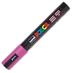 Posca Paint Marker - Raspberry, Bullet Tip, 2.5 mm - cap on