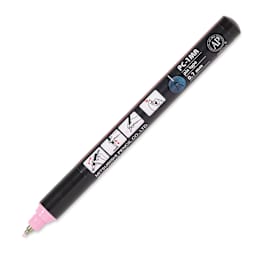 Posca Paint Marker - Light Pink, X-Fine Tip, 0.7 mm - cap off