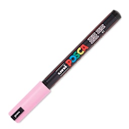 Posca Paint Marker - Light Pink, X-Fine Tip, 0.7 mm - cap on