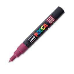 Posca Paint Marker - Red Wine, X-Fine, Bullet Tip, 0.7 mm