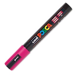 Posca Paint Marker - Fuchsia, Bullet Tip, 2.5 mm, cap on