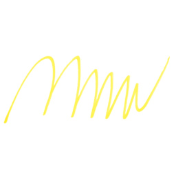 Uni Posca Paint Marker - Yellow, X-Fine Tip, 0.7 mm swatch