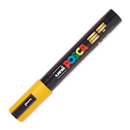Posca Paint Marker - Ochre, Bullet Tip, 2.5 mm - cap on
