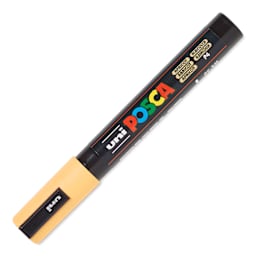 Posca Paint Marker - Apricot, Bullet Tip, 2.5 mm - cap on