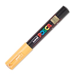 Posca Paint Marker - Apricot, X-Fine, Bullet Tip, 0.7 mm - cap on