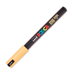 Posca Paint Marker - Apricot, X-Fine Tip, 0.7 mm, cap on