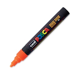 Posca Paint Marker - Fluorescent Orange, Bullet Tip, 2.5 mm
