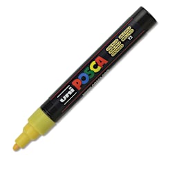 Uni Posca Paint Marker - Straw Yellow, Bullet Tip, 2.5 mm