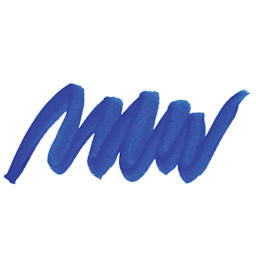 Posca Paint Marker - Blue, Brush Tip - swatch