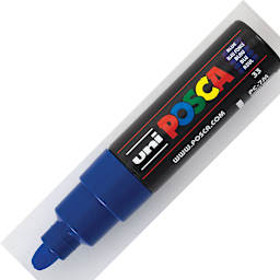 Posca Paint Marker - Blue, Broad Bullet Tip, 4.5 mm - 5.5 mm