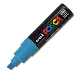 Uni-Posca Paint Marker - Turquoise, Broad Chisel, 8 mm