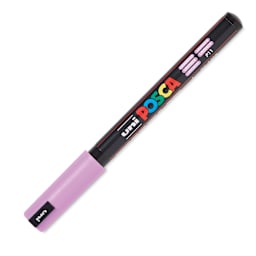Posca Paint Marker - Lavender, X-Fine Tip, 0.7 mm - cap on