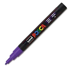 Uni Posca Paint Marker - Violet, Fine, Bullet Tip, 0.9mm-1.3mm