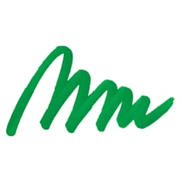 Posca Brush Paint Marker - Green, Brush Tip, swatch