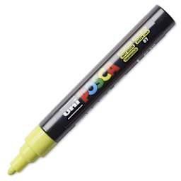Posca Paint Marker - Grape Green, Medium Bullet Tip, 1.8 - 2.5 mm, cap off