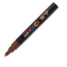 Posca Paint Marker - Brown, Fine, Bullet Tip, 0.9 mm - 1.3 mm