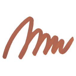 Posca Brush Paint Marker - Brown, Brush Tip, swatch