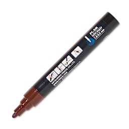 Posca Paint Marker - Dark Brown, Bullet Tip, 2.5 mm - cap off