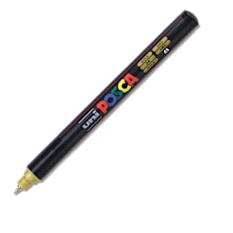 Posca Paint Marker - Gold, X-Fine Tip, 0.7 mm