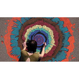 Posca Paint Markers - mural in progress