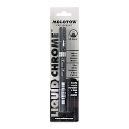 Molotow Liquid Chrome Marker - 3 mm, Calligraphy (front of package)