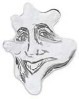 monoprint screams on clay