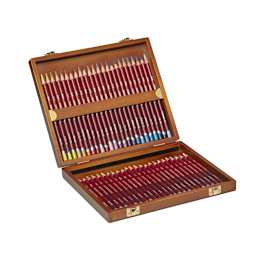 Pastel Pencil Sets 48-Color Wood Box Set