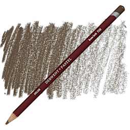 Derwent Pastel Pencil - Brown Earth pencil and swatch
