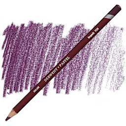 Derwent Pastel Pencil - Burgundy pencil and swatch