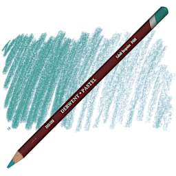 Derwent Pastel Pencil - Cobalt Turquoise pencil and swatch