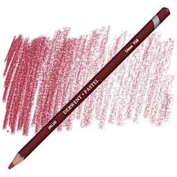 Derwent Pastel Pencil - Crimson pencil and swatch